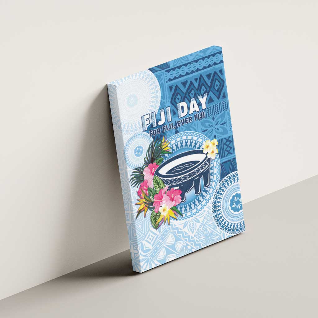 Fiji Day Canvas Wall Art Proud To Be Fijian LT05 - Polynesian Pride