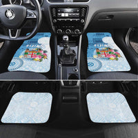 Fiji Day Car Mats Proud To Be Fijian LT05 Set 4pcs Blue - Polynesian Pride