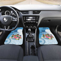 Fiji Day Car Mats Proud To Be Fijian LT05 Set 2pcs - Front Blue - Polynesian Pride