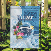 Fiji Day Garden Flag Proud To Be Fijian LT05 Garden Flag Blue - Polynesian Pride