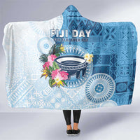 Fiji Day Hooded Blanket Proud To Be Fijian LT05 One Size Blue - Polynesian Pride
