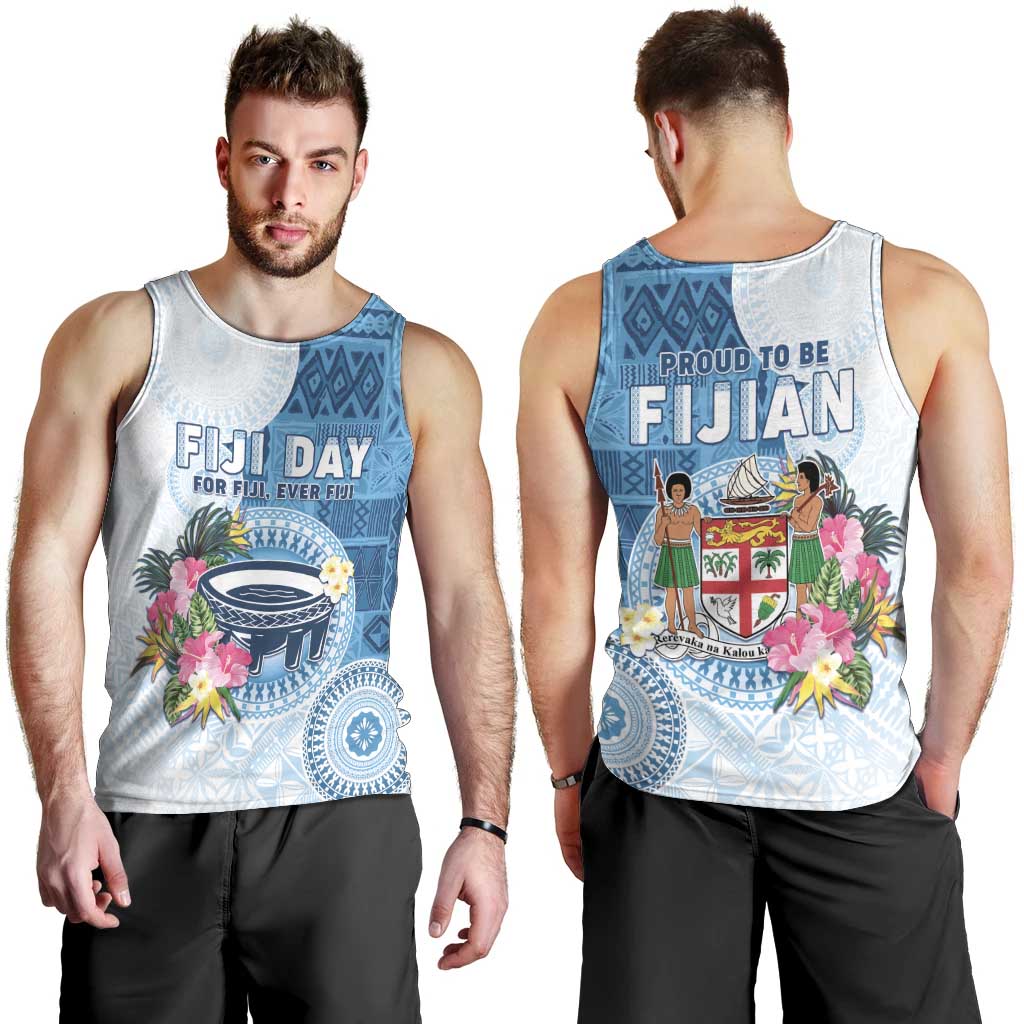 Fiji Day Men Tank Top Proud To Be Fijian LT05 - Polynesian Pride