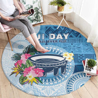 Fiji Day Round Carpet Proud To Be Fijian LT05 - Polynesian Pride