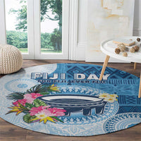Fiji Day Round Carpet Proud To Be Fijian LT05 - Polynesian Pride