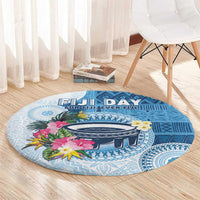 Fiji Day Round Carpet Proud To Be Fijian LT05 - Polynesian Pride