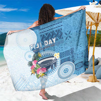 Fiji Day Sarong Proud To Be Fijian LT05 One Size 44 x 66 inches Blue - Polynesian Pride