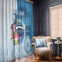 Fiji Day Window Curtain Proud To Be Fijian LT05 - Polynesian Pride