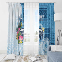 Fiji Day Window Curtain Proud To Be Fijian LT05 - Polynesian Pride