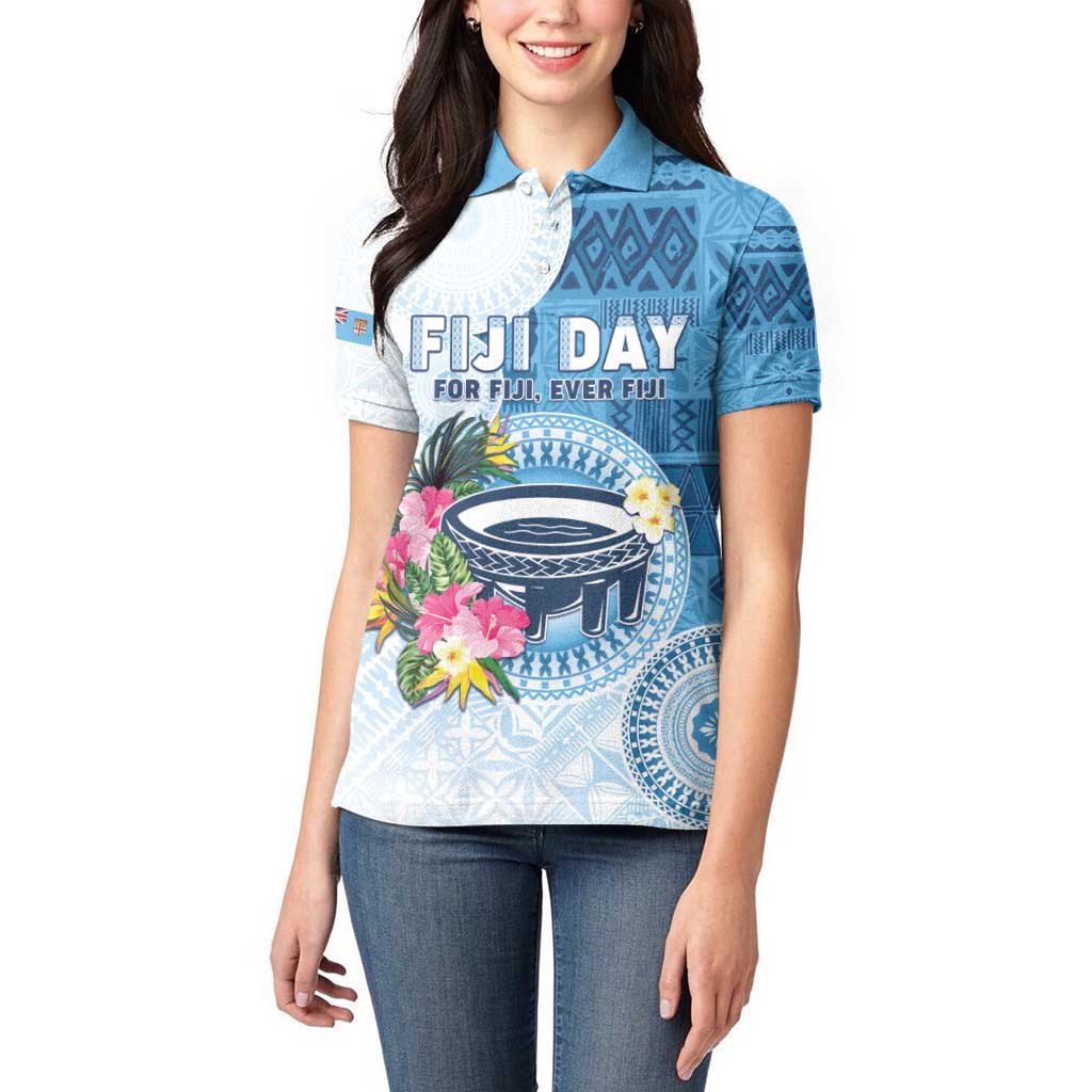 Fiji Day Women Polo Shirt Proud To Be Fijian LT05 - Polynesian Pride