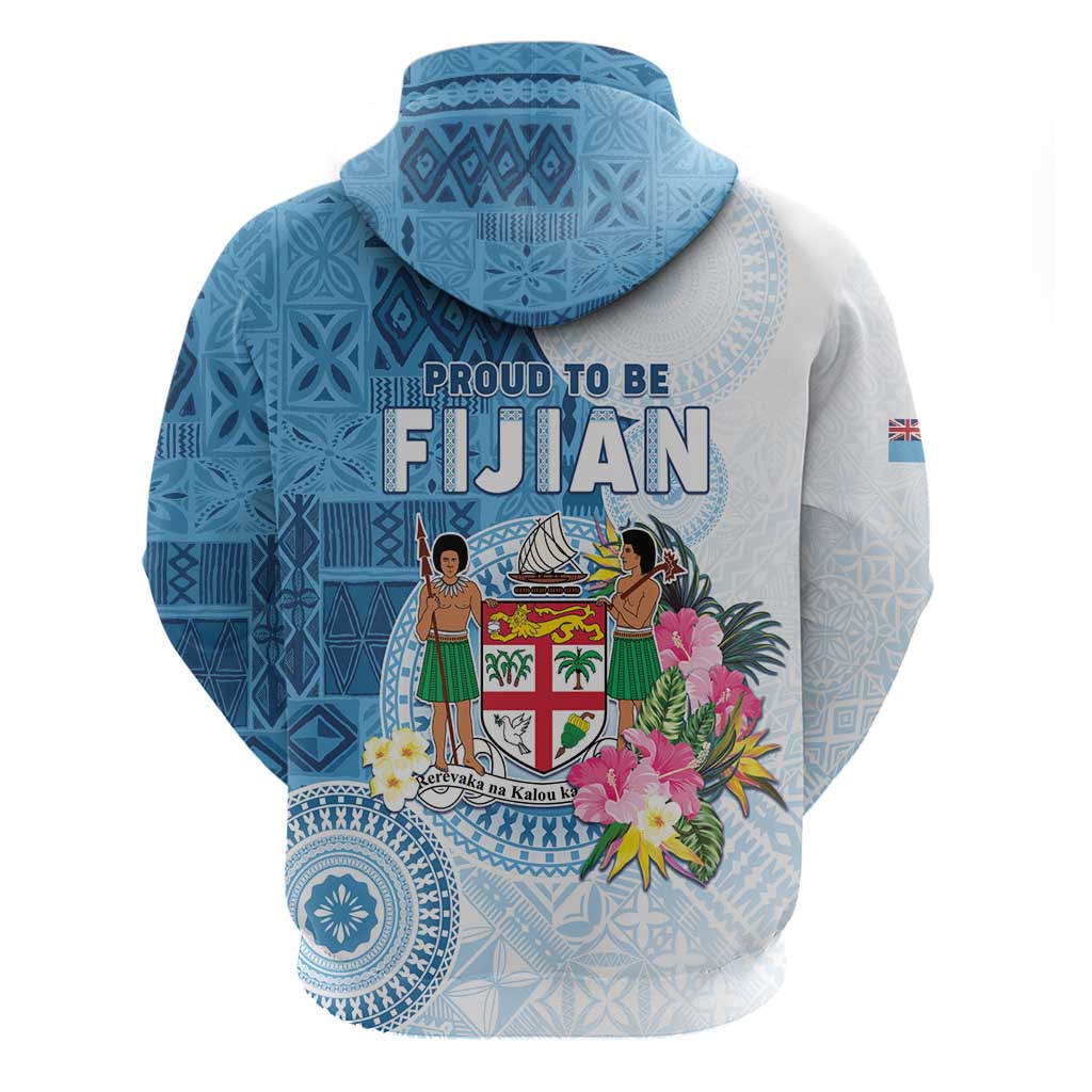Fiji Day Zip Hoodie Proud To Be Fijian LT05 - Polynesian Pride