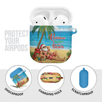 Hawaii Jolly Christmas AirPods Case Xmas Is Better At The Beach LT05 - Polynesian Pride