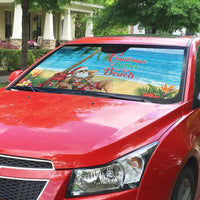 Hawaii Jolly Christmas Auto Sun Shade Xmas Is Better At The Beach LT05 - Polynesian Pride