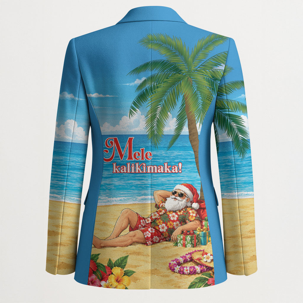 Hawaii Jolly Christmas Blazer Xmas Is Better At The Beach