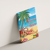 Hawaii Jolly Christmas Canvas Wall Art Xmas Is Better At The Beach LT05 - Polynesian Pride