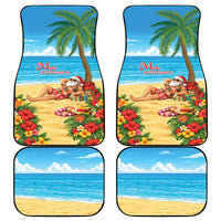 Hawaii Jolly Christmas Car Mats Xmas Is Better At The Beach LT05 - Polynesian Pride