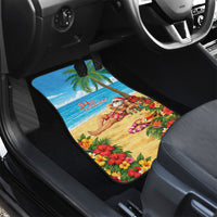 Hawaii Jolly Christmas Car Mats Xmas Is Better At The Beach LT05 - Polynesian Pride
