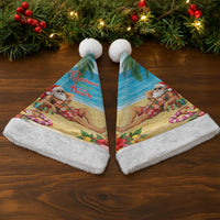 Hawaii Jolly Christmas Santa Hat Xmas Is Better At The Beach