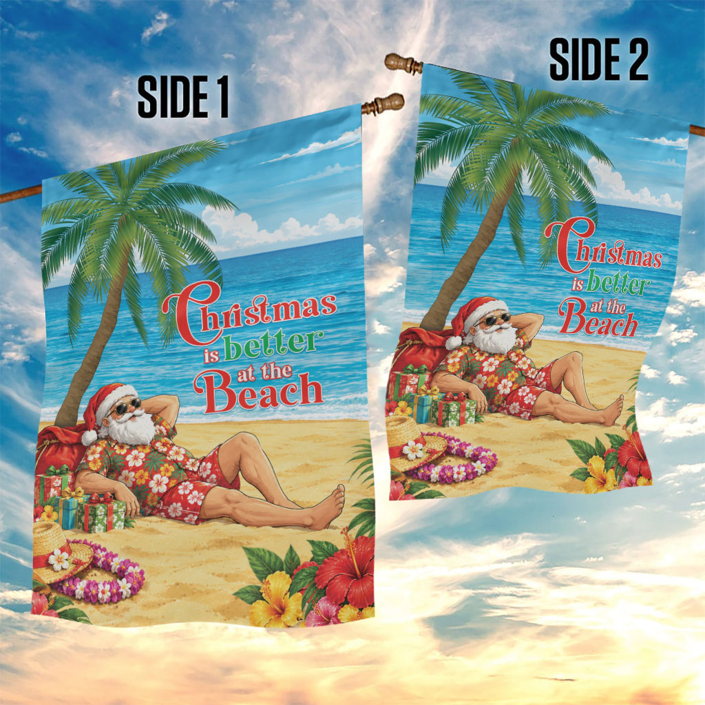 Hawaii Jolly Christmas Garden Flag Xmas Is Better At The Beach LT05 - Polynesian Pride