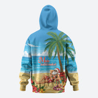 Hawaii Jolly Christmas Hoodie Xmas Is Better At The Beach LT05 - Polynesian Pride