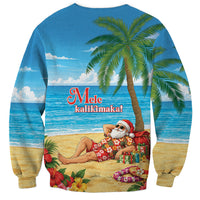Hawaii Jolly Christmas Sweatshirt Xmas Is Better At The Beach LT05 - Polynesian Pride