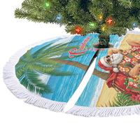 Hawaii Jolly Christmas Tree Skirt Xmas Is Better At The Beach