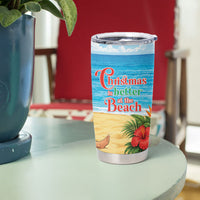 Hawaii Jolly Christmas Tumbler Cup Xmas Is Better At The Beach LT05 - Polynesian Pride