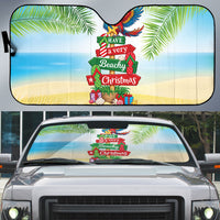 Hawaii Christmas Auto Sun Shade Have A Very Beachy Christmas