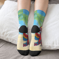 Hawaii Christmas Crew Socks Have A Very Beachy Christmas LT05 - Polynesian Pride