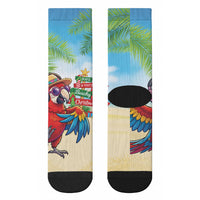 Hawaii Christmas Crew Socks Have A Very Beachy Christmas LT05 - Polynesian Pride