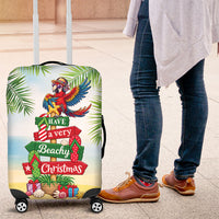 Hawaii Christmas Luggage Cover Have A Very Beachy Christmas LT05 Multicolor - Polynesian Pride