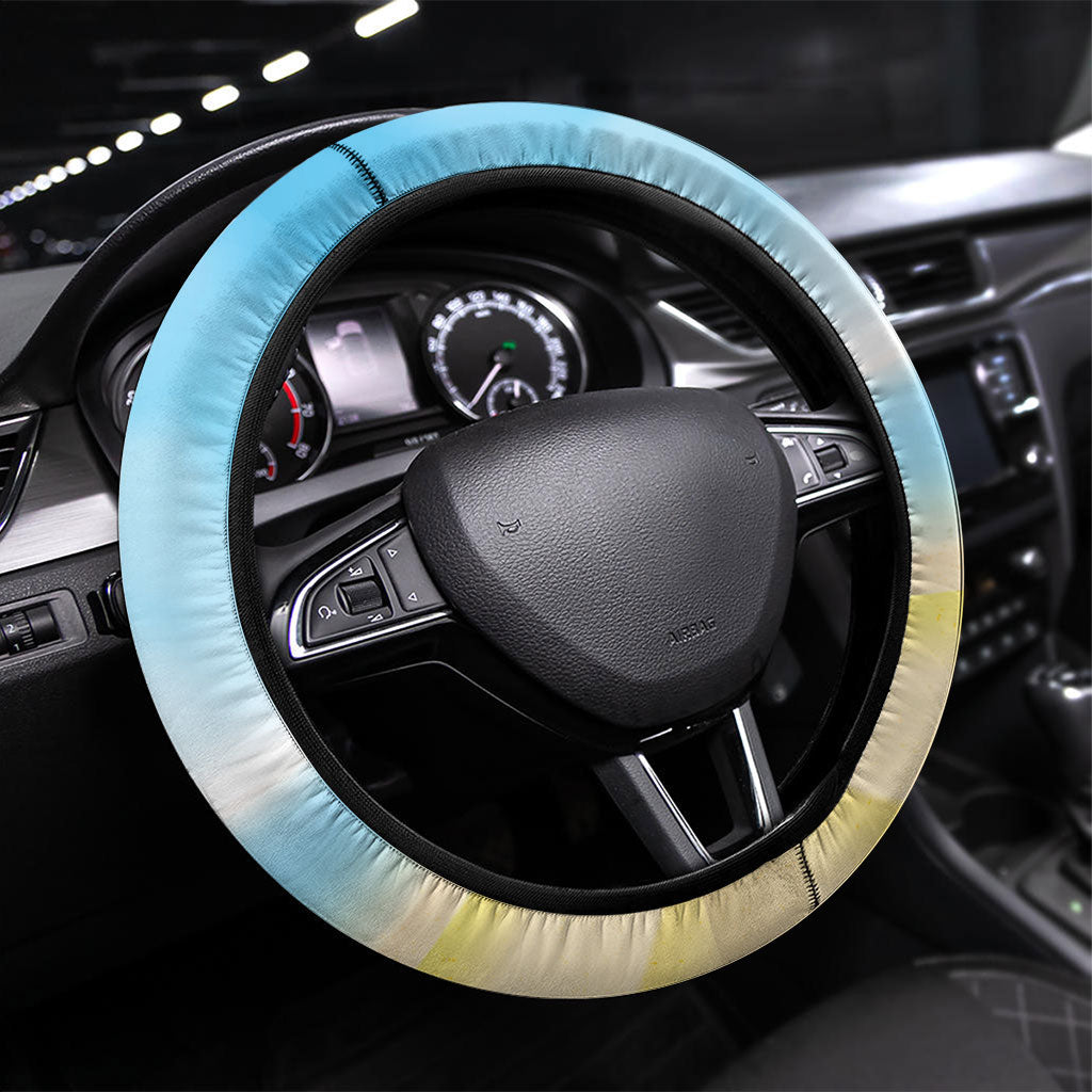 Hawaii Christmas Steering Wheel Cover Have A Very Beachy Christmas LT05 Universal Fit Multicolor - Polynesian Pride