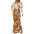 Personalized Fiji Spring Break Mermaid Dress Fijian Tapa Pattern Brown LT05 - Polynesian Pride