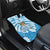 Fiji Spring Break Car Mats Fijian Tapa Pattern Blue LT05 - Polynesian Pride