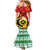 Personalized Vanuatu Christmas Family Matching Mermaid Dress and Hawaiian Shirt Santa God Yumi LT05 - Polynesian Pride