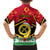 Personalized Vanuatu Christmas Family Matching Puletasi Dress and Hawaiian Shirt Santa God Yumi LT05 - Polynesian Pride