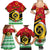 Personalized Vanuatu Christmas Family Matching Summer Maxi Dress and Hawaiian Shirt Santa God Yumi LT05 - Polynesian Pride