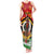 Personalized Vanuatu Christmas Tank Maxi Dress Santa God Yumi LT05 Women Red - Polynesian Pride