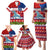 Personalized Samoa Christmas Family Matching Puletasi Dress and Hawaiian Shirt Santas Whale Manuia Le Kerisimasi LT05 - Polynesian Pride