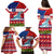 Personalized Samoa Christmas Family Matching Puletasi Dress and Hawaiian Shirt Santas Whale Manuia Le Kerisimasi LT05 - Polynesian Pride