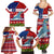 Personalized Samoa Christmas Family Matching Summer Maxi Dress and Hawaiian Shirt Santas Whale Manuia Le Kerisimasi LT05 - Polynesian Pride