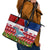 Samoa Christmas Leather Tote Bag Santas Whale Manuia Le Kerisimasi LT05 - Polynesian Pride