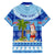 Personalized Fiji Christmas Family Matching Long Sleeve Bodycon Dress and Hawaiian Shirt Santa Claus Surf Marau Na Kerisimasi LT05 - Polynesian Pride