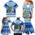 Personalized Fiji Christmas Family Matching Mermaid Dress and Hawaiian Shirt Santa Claus Surf Marau Na Kerisimasi LT05 - Polynesian Pride