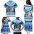 Personalized Fiji Christmas Family Matching Puletasi Dress and Hawaiian Shirt Santa Claus Surf Marau Na Kerisimasi LT05 - Polynesian Pride