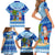 Personalized Fiji Christmas Family Matching Short Sleeve Bodycon Dress and Hawaiian Shirt Santa Claus Surf Marau Na Kerisimasi LT05 - Polynesian Pride