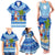 Personalized Fiji Christmas Family Matching Tank Maxi Dress and Hawaiian Shirt Santa Claus Surf Marau Na Kerisimasi LT05 - Polynesian Pride