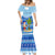 Personalized Fiji Christmas Mermaid Dress Santa Claus Surf Marau Na Kerisimasi LT05 - Polynesian Pride