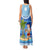 Personalized Fiji Christmas Tank Maxi Dress Santa Claus Surf Marau Na Kerisimasi LT05 - Polynesian Pride