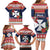 Wallis and Futuna Christmas Family Matching Long Sleeve Bodycon Dress and Hawaiian Shirt Poinsettia Joyeux Noel