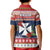 Wallis and Futuna Christmas Kid Polo Shirt Poinsettia Joyeux Noel